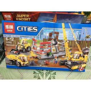 Mẫu Xếp Hình Lepin 02042 Cities (869 mảnh)
