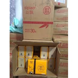 [Mã 157FMCGSALE giảm 8% đơn 500K] [SALE HOT] Thùng 30 gói giấy ăn gấu trúc Sipiao chính hiệu (ảnh thật ở cuối)