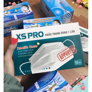 KHẨU TRANG Y TẾ MÀU TRẮNG XS PRO