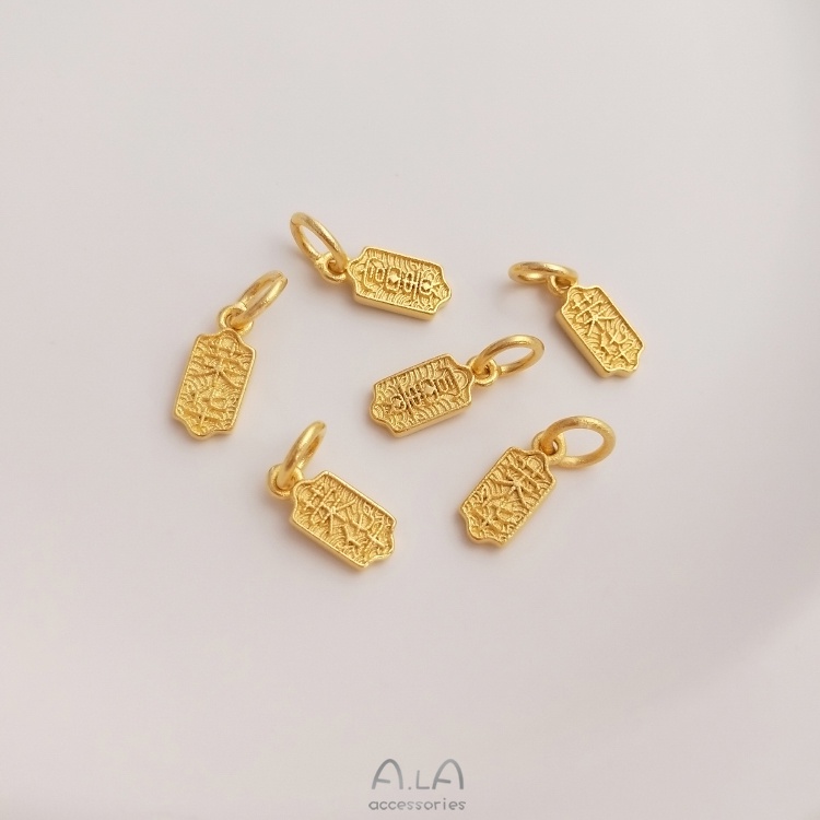 Phụ Kiện Hạt Làm Mặt Trang Sức Hình Đồng Xu/Hoa Đào/Hoa Đào Bằng Đồng Thau Độ Bền Cao Màu Sắc Đẹp Mắt diy