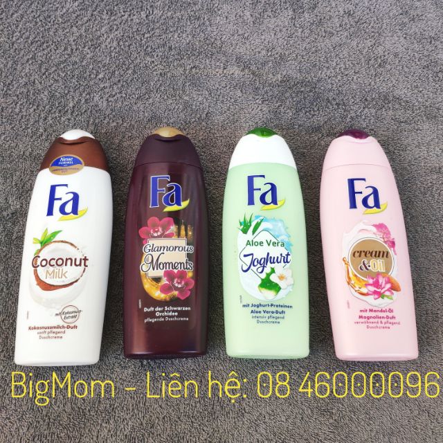 SỮA TẮM " FA " HÀNG ĐẦU TẠI ĐỨC