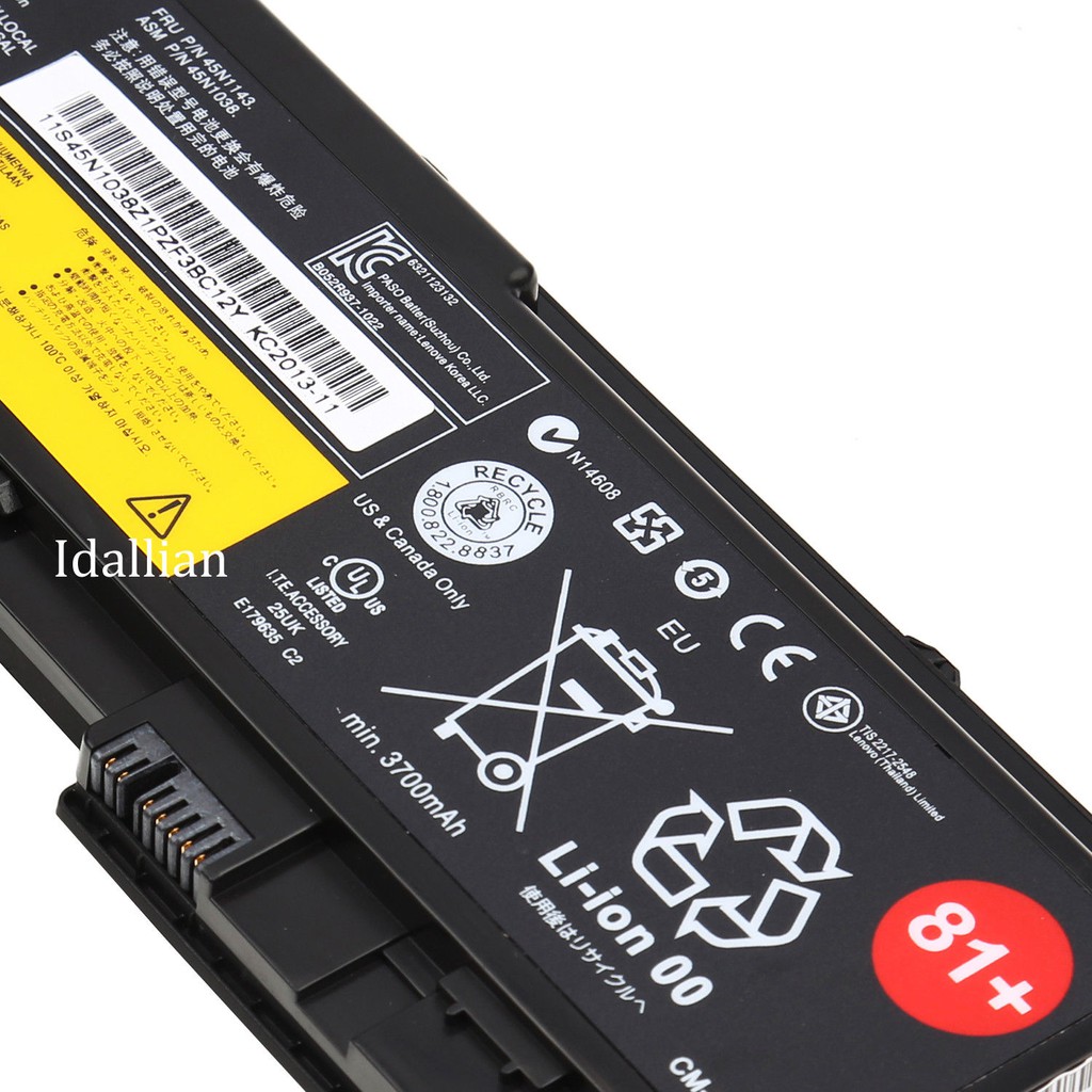 ⚡️[Pin zin] Pin laptop Lenovo ThinkPad T430s T420s T420i 0A36287 42T4844 42T4845 45N1036 81+