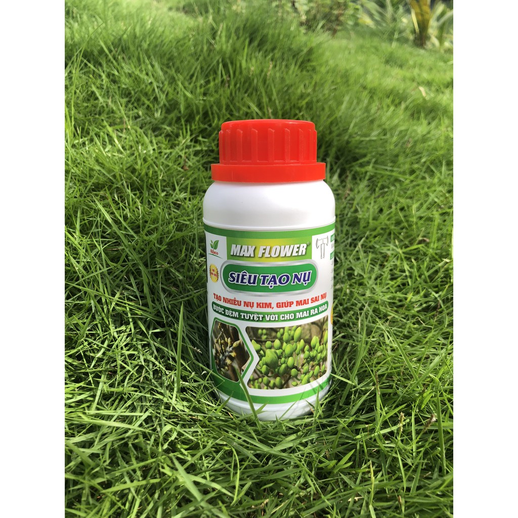 PHÂN BÓN KÍCH HOA - MAXFLOWER SIÊU TẠO NỤ CHAI 250ML - PHÂN HÓA MẦM MẠNH, NHIỀU NỤ XANH, MẬP NỤ, TO BÔNG