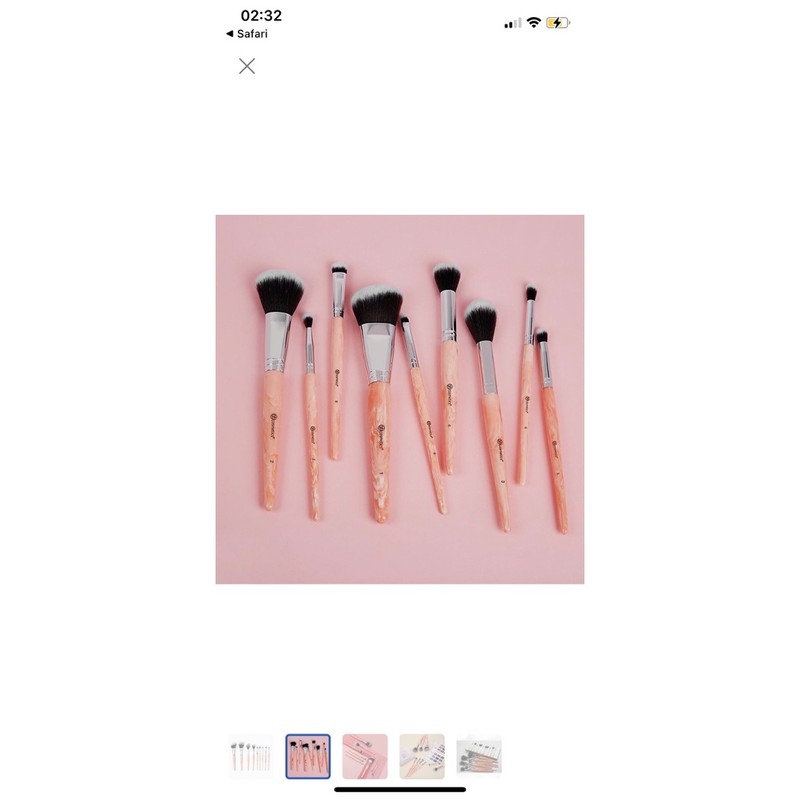 Bộ cọ 9 cây BH Cosmetics Rose Quartz 9 Piece Brush Set SALE 50% !!