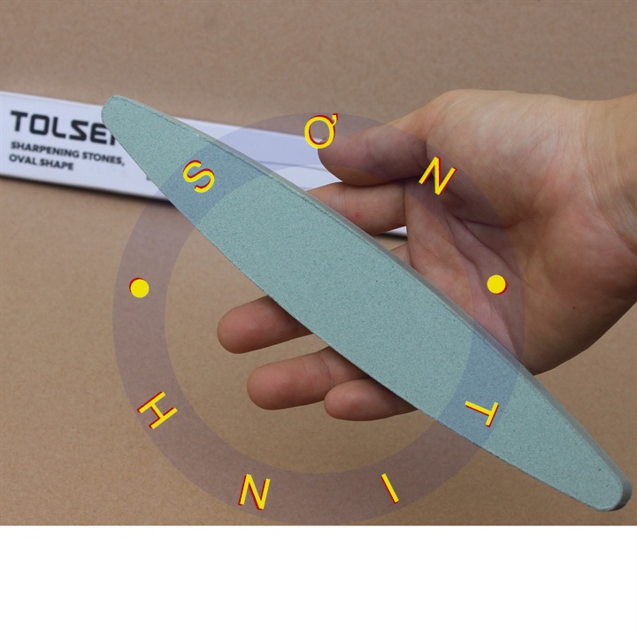 ĐÁ MÀI DAO 230mm TOLSEN 32048 SHARPENING STONES, OVAL SHAPE