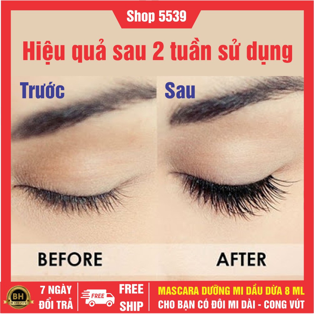 Dầu dừa dưỡng mi dung tích 8ml, dưỡng mi dầu dừa nguyên chất giúp mi dài và dầy hơn - Shop 553 | BigBuy360 - bigbuy360.vn