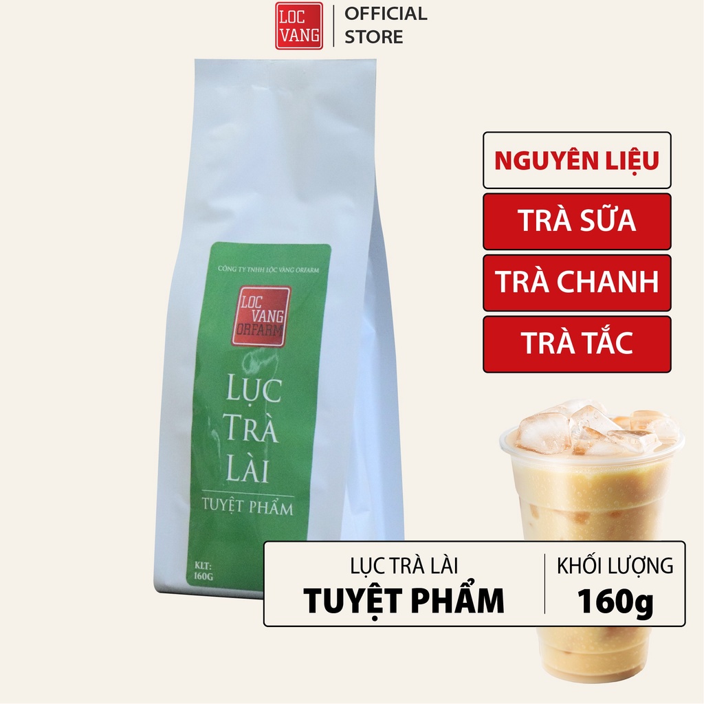 Lục Trà Lài, Lục Trà Nhài Nguyên Liệu Làm Trà Sữa Trân Châu Đường Đen Tự Pha Trà Thái Xanh Thái Đỏ 160g
