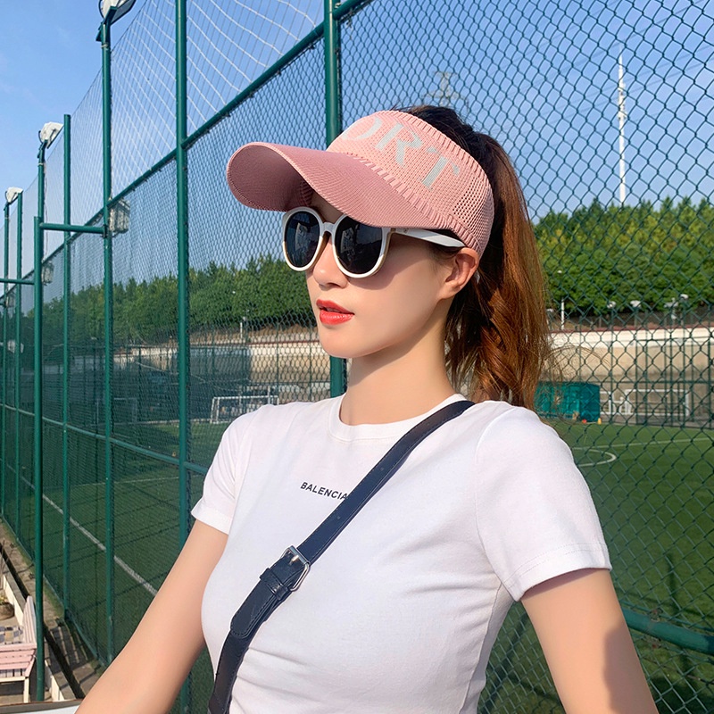 Mũ lưỡi trai LOCO FISH chóp rỗng chống nắng phong cách Hàn Quốc