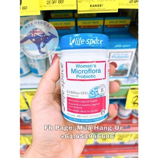 Men vi sinh phụ nữ Life Space Women's Microflora Probiotic 60 viên
