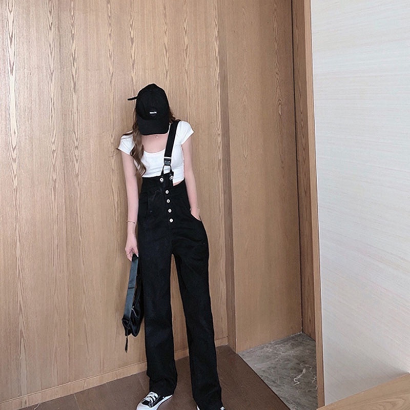 Quần Jean Dài Lưng Cao Dáng Rộng Thời Trang Cho Nữ