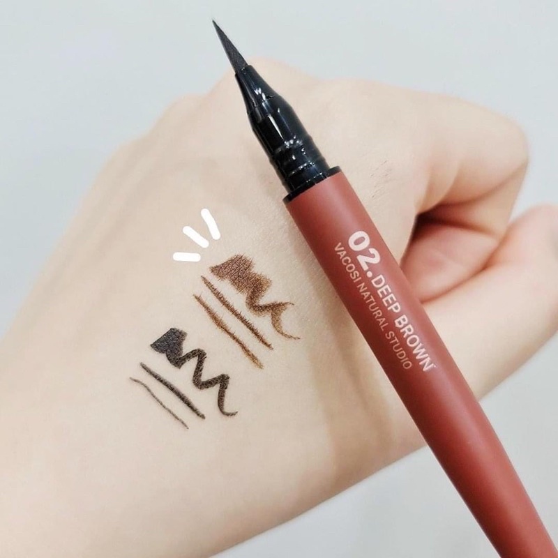 Bút Kẻ Mắt Nước Vacosi Waterproof Pen Eyeliner Lâu Trôi