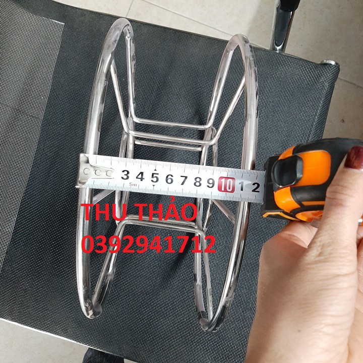 Guồng inox 304 quấn dây diều size 16cm, 20cm, 25cm, 30cm, 35cm
