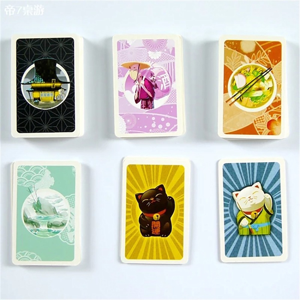 Tokaido Adult Broad Game Bộ Thẻ Bài Trò Chơi Tokaido Lữ Khách Xứ Mặt Trời BG46