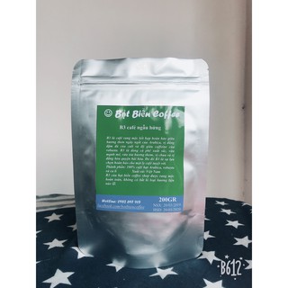 B3 cafe rang mộc robusta arabica 500gr- bọt biển coffee