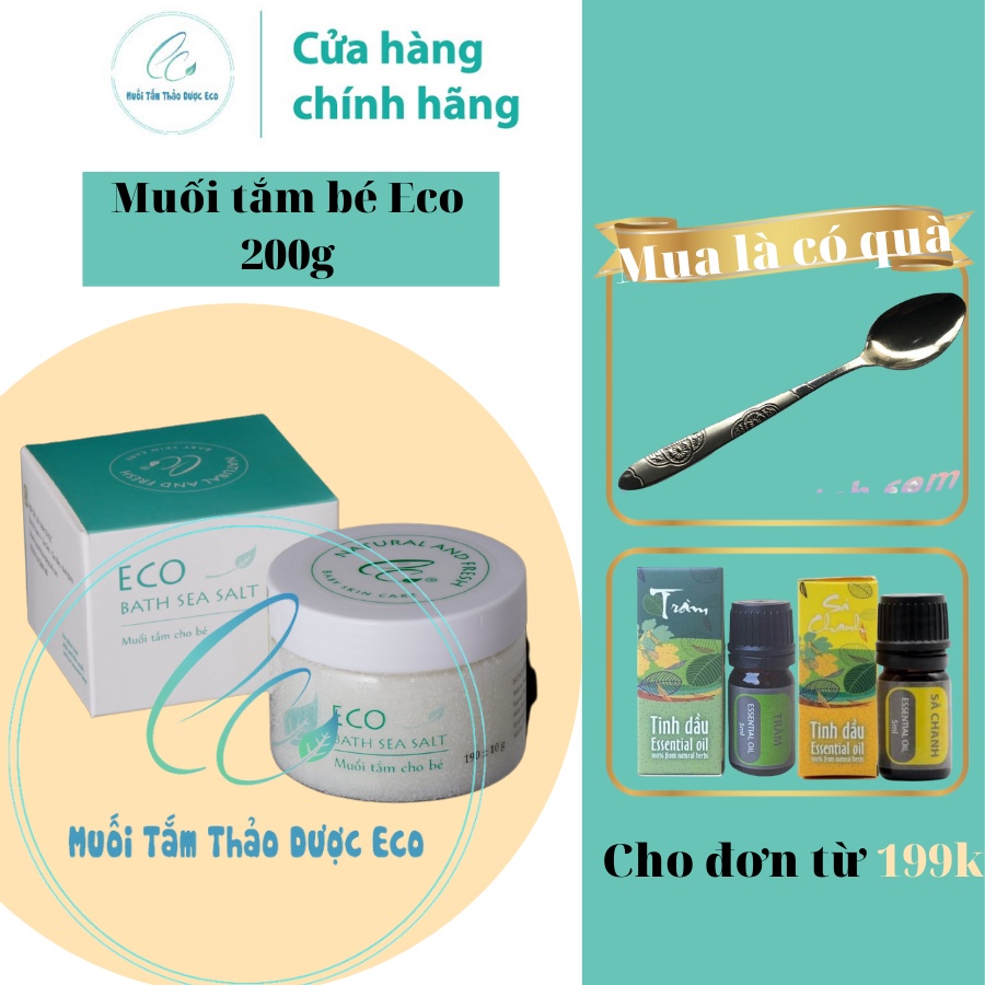 Muối tắm bé Eco Sinh Dược 200g