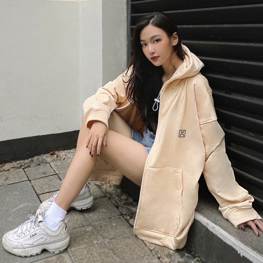 HOODIE FULLZIP "STORY" CHEESE | BigBuy360 - bigbuy360.vn