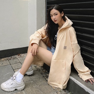 HOODIE FULLZIP "STORY" CHEESE