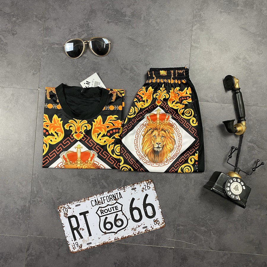 SET BỘ QUẦN ÁO THỂ THAO THUN LẠNH, SET BỘ ÁO NAM TAY LỠ chất liệu thun lạnh mền mịn in Vua Sư Tử Đủ Size BN44 | BigBuy360 - bigbuy360.vn