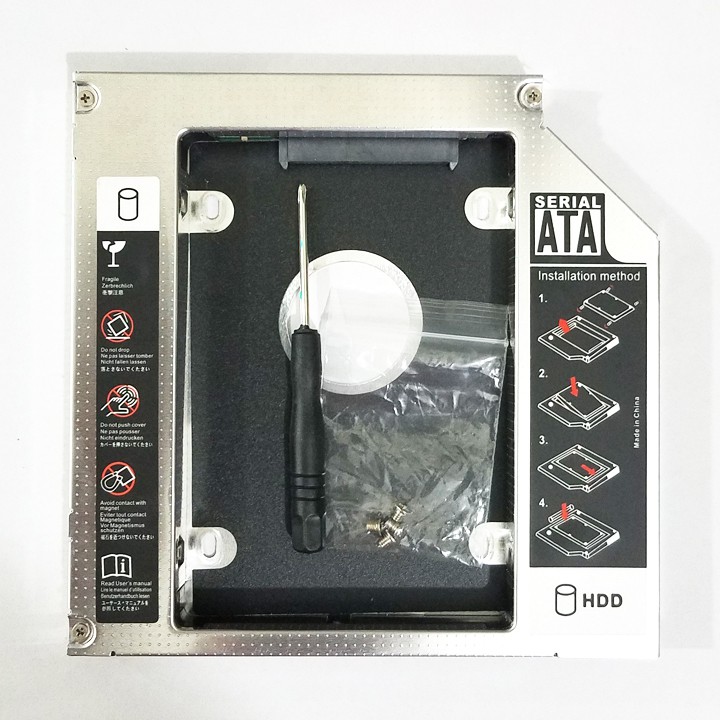 Caddy bay HP CQ CQ20 CQ32 CQ34 CQ35 CQ36 CQ40 CQ41 chuẩn SATA 12.7mm PK68