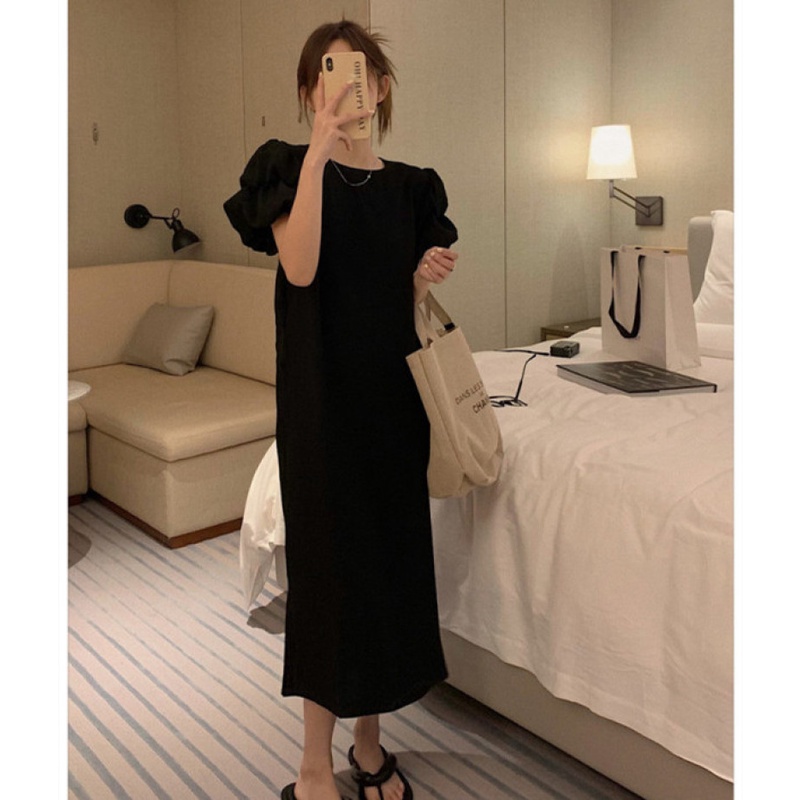 Đầm Maxi Tay Ngắn Thời Trang Mùa Hè Dễ Phối Đồ Cho Nữ