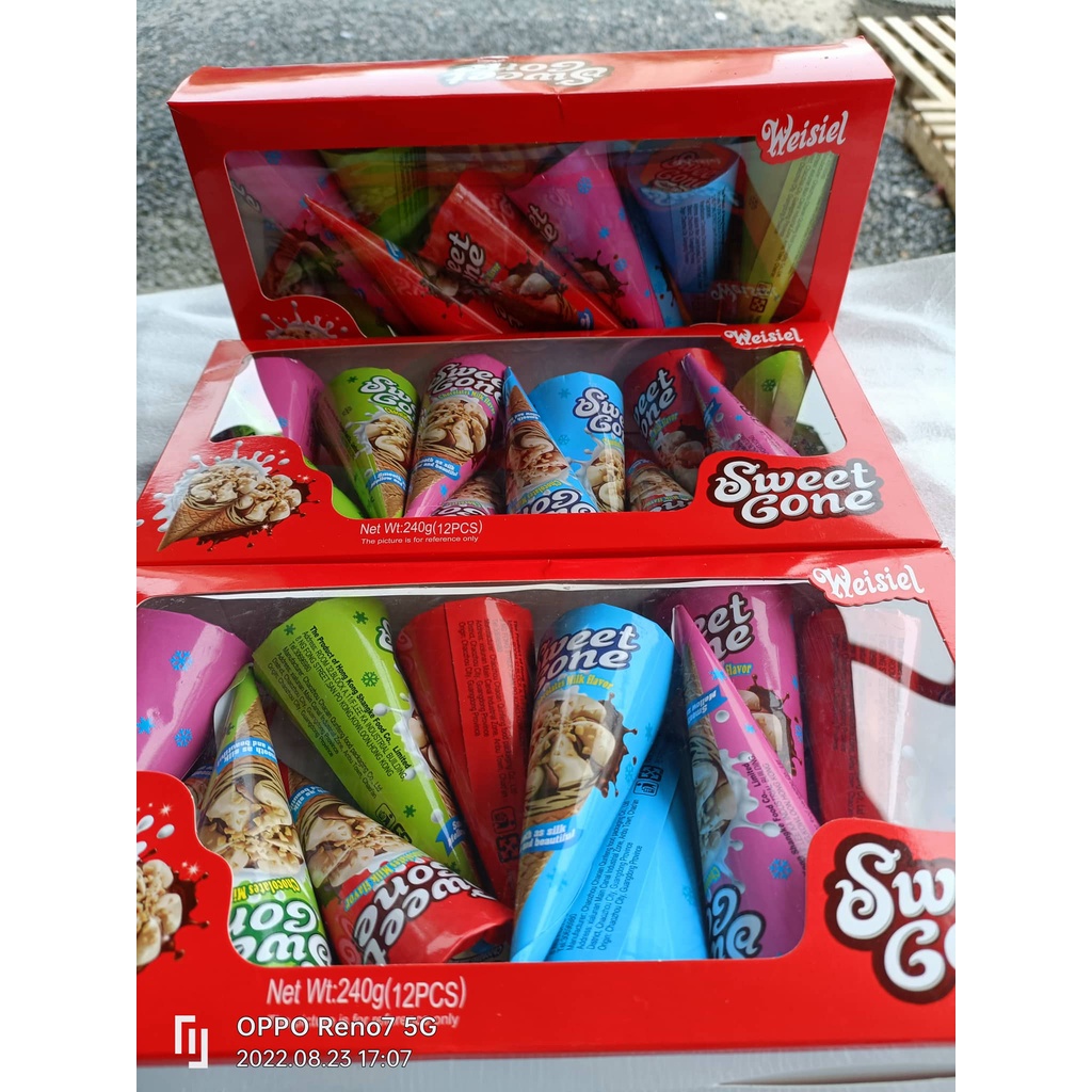 [ Bánh quy Socola ] Combo 2 hộp BÁNH ỐC QUẾ NHÂN KEM SWEET GONE SIÊU NGON HỘP 250g ( 12 cái ) ăn vặt siêu ngon