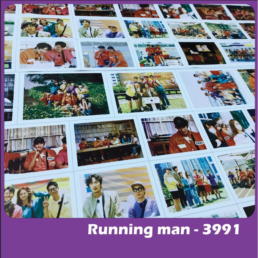 Set POSTCARD RUNNING MAN Lee Kwang Soo 3991 lưu niệm trang trí , decor tường phòng (tặng kèm sticker dán)