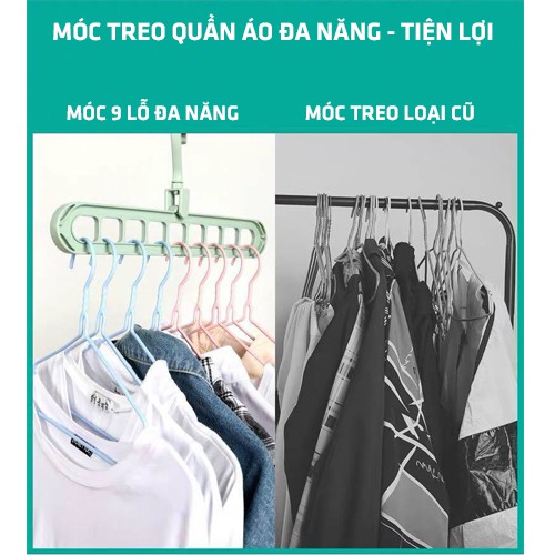 Móc Treo Quần Áo Đa Năng, Thông Minh, Treo Được Cho Trẻ Em Và Người Lớn Siêu Tiết Kiệm Không Gian