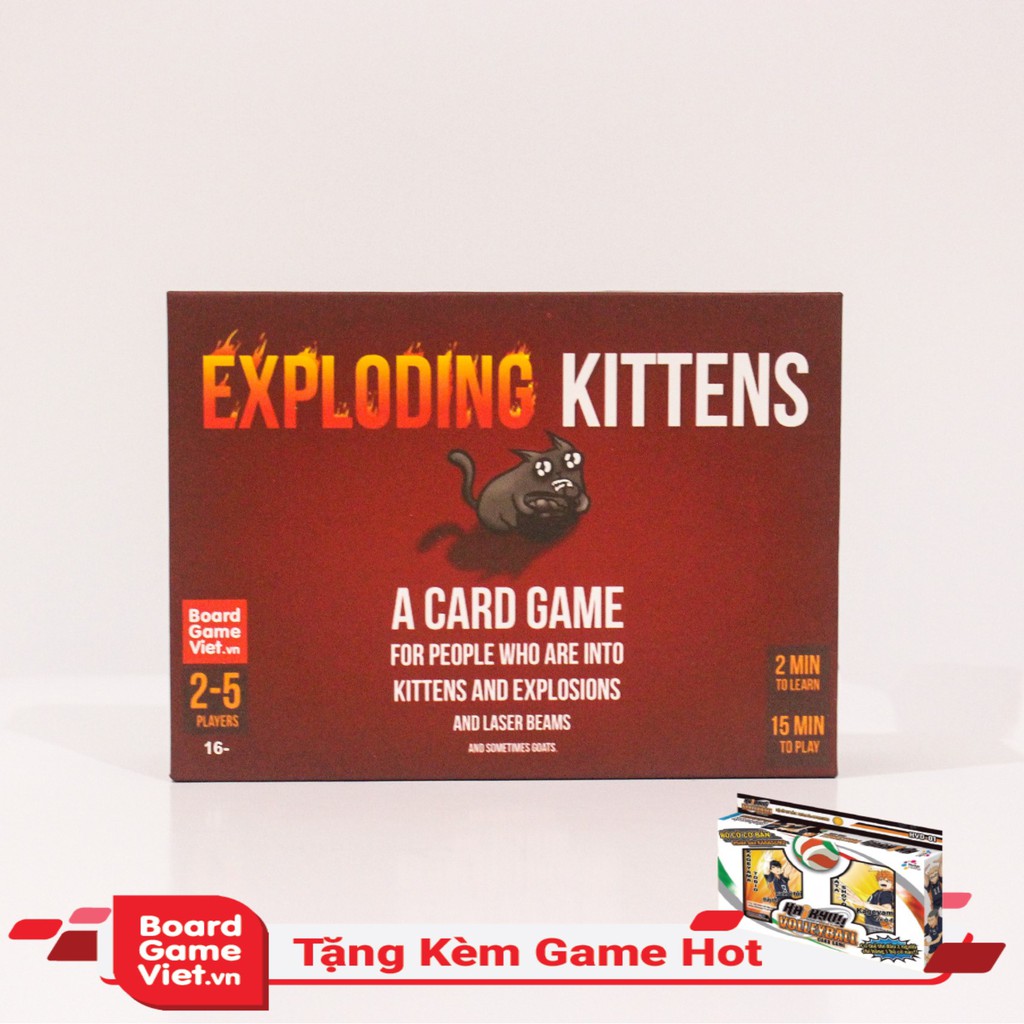 [Việt hóa] Exploding Kittens Board Game - Mèo Cảm Tử - Mèo Nổ