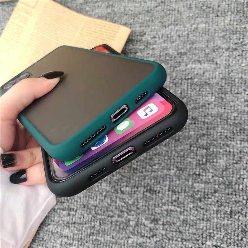 Ốp iPhone nhựa nhám Viền màu full các dòng - CocoShop | BigBuy360 - bigbuy360.vn