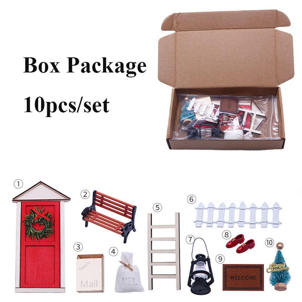 1 Bộ Thảm Gỗ Và Cây Chổi Trang Trí Nhà Búp Bê Thu Nhỏ