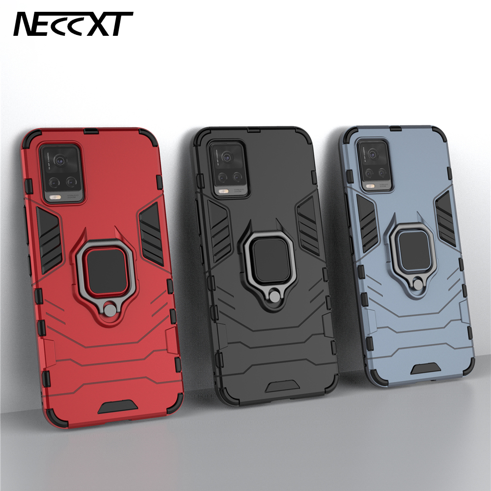 NECCXT Ốp lưng điện thoại cứng Vivo V20 V17 Pro V19 Neo ốp áo giáp chống sốc có nhẫn đứng 03ZG