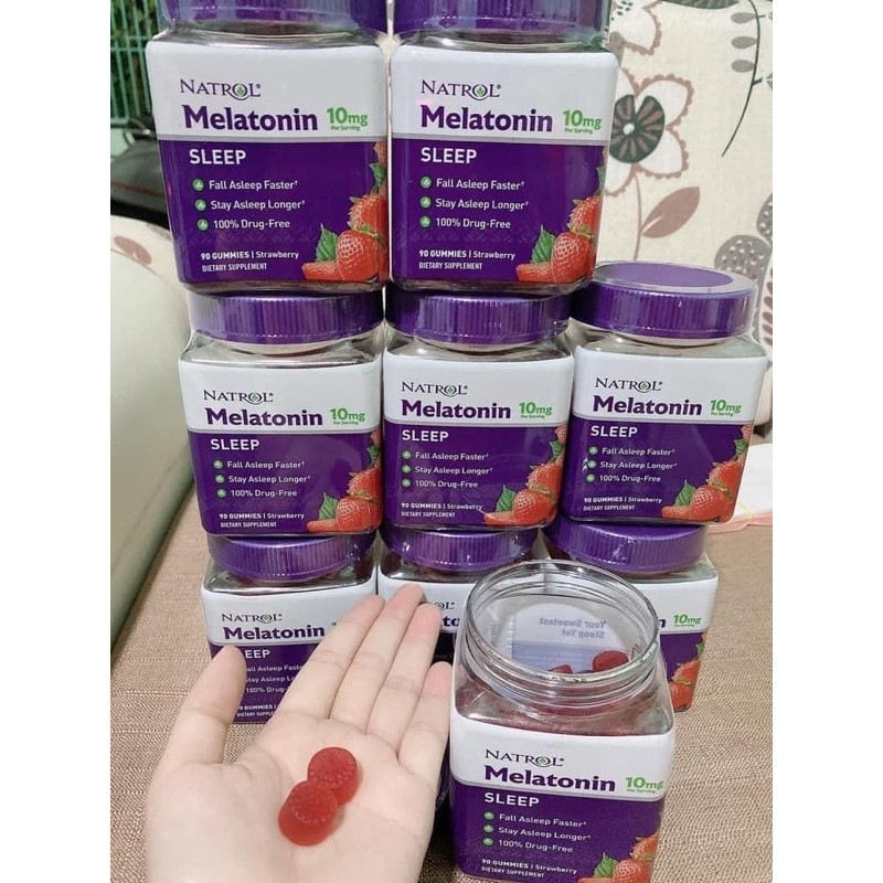 KẸO NGỦ NATROL MELATONIN SLEEP - GUMMIES SLEEP 10mg | BigBuy360 - bigbuy360.vn
