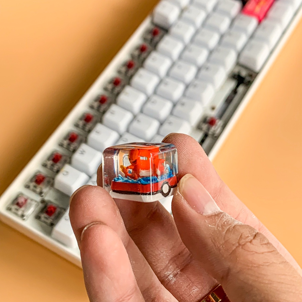 Nút bàn phím cơ máy tính - Artisan keycap - Pokemon Keycap - Resin keycaps