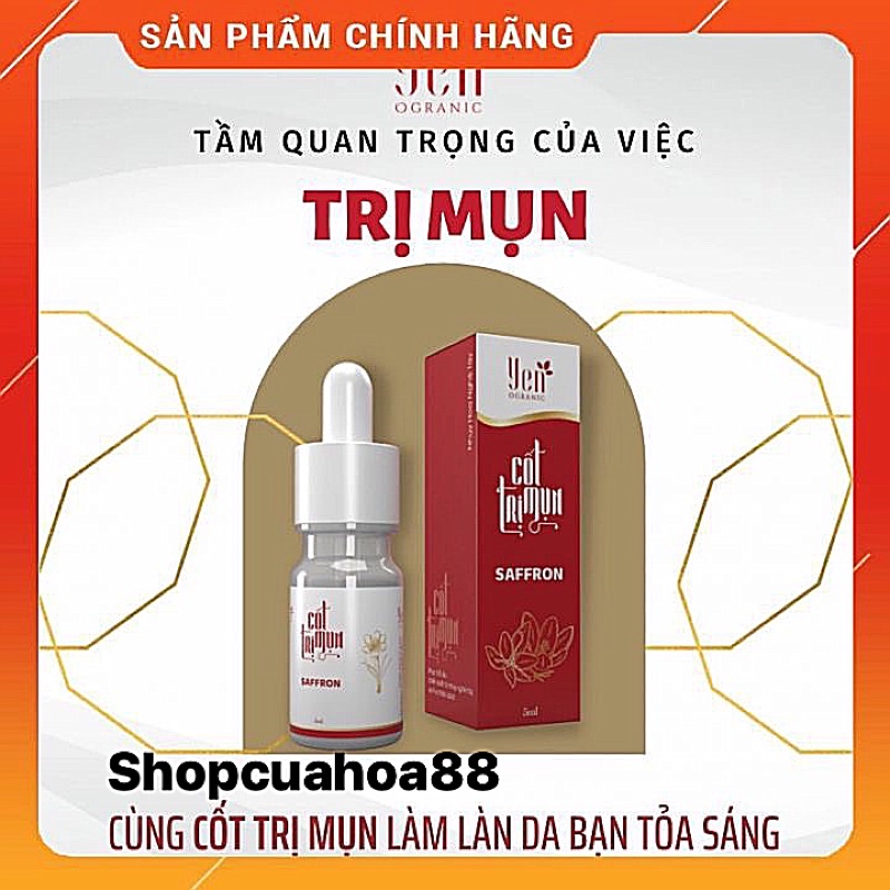 [Chính Hãng] Cốt Mụn Saffron 5ml - Sạch Mụn, dưỡng da