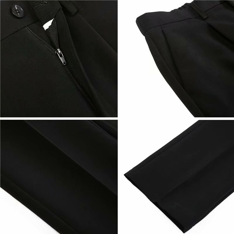 Quần Dài Ống Rộng Lưng Thun Phong Cách Hàn Quốc 3 Màu Sắc Thời Trang Unisex