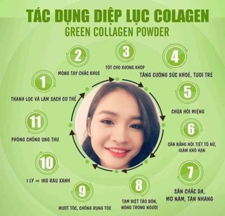 DIỆP LỤC COLLAGEN( COLLAGEN GREEN POWDER)