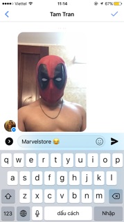 Mặt nạ deadpool cool ngầu