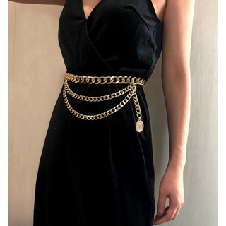 Dây Xích Đeo Hông Nhiều Lớp Tua Rua Phong Cách Âu Mỹ Độc Đáo Thời Trang Thắt Lưng thời trang   Chain Nữ Dây Xích  Nữ Dây Nịt
