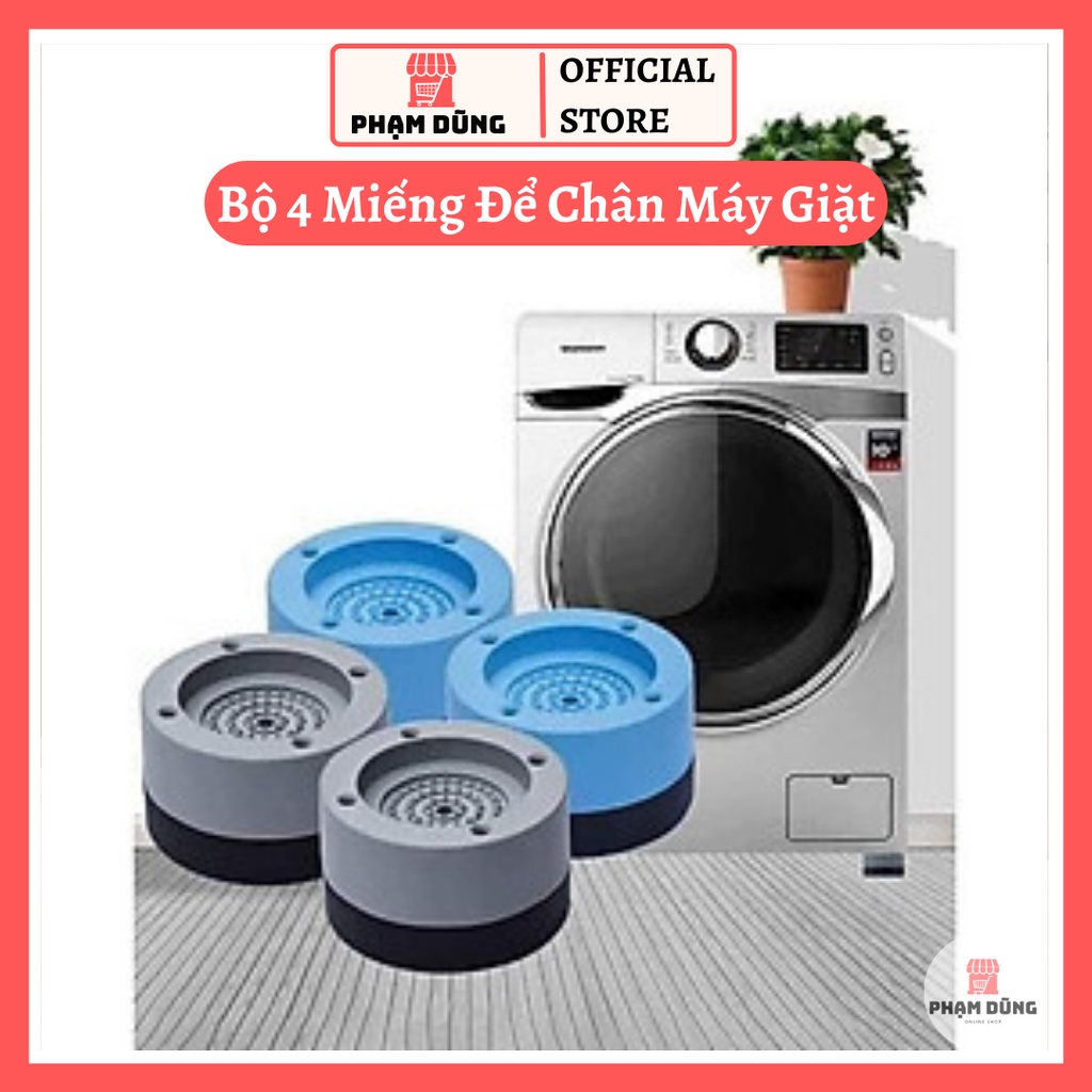 Bộ 4 miếng đệm lót chân máy giặt chống rung