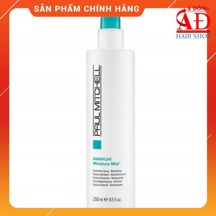 XỊT DƯỠNG TÓC MỸ PAUL MITCHELL AWAPUHI MOISTURE MIST CẤP ẨM TỨC THÌ 250ML