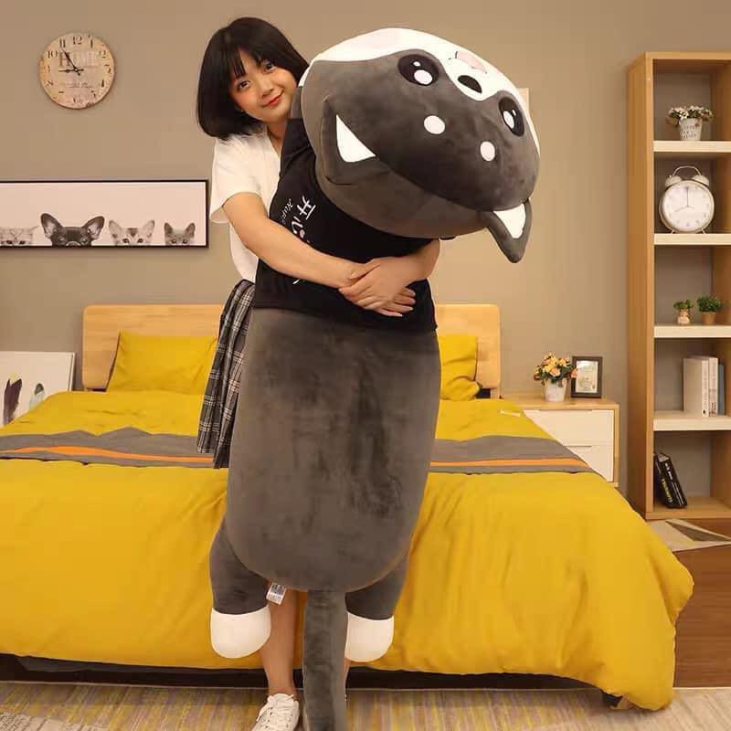 Gấu Bông Mèo Xám Dễ Thương cute đáng yêu quà tặng ý nghĩa
