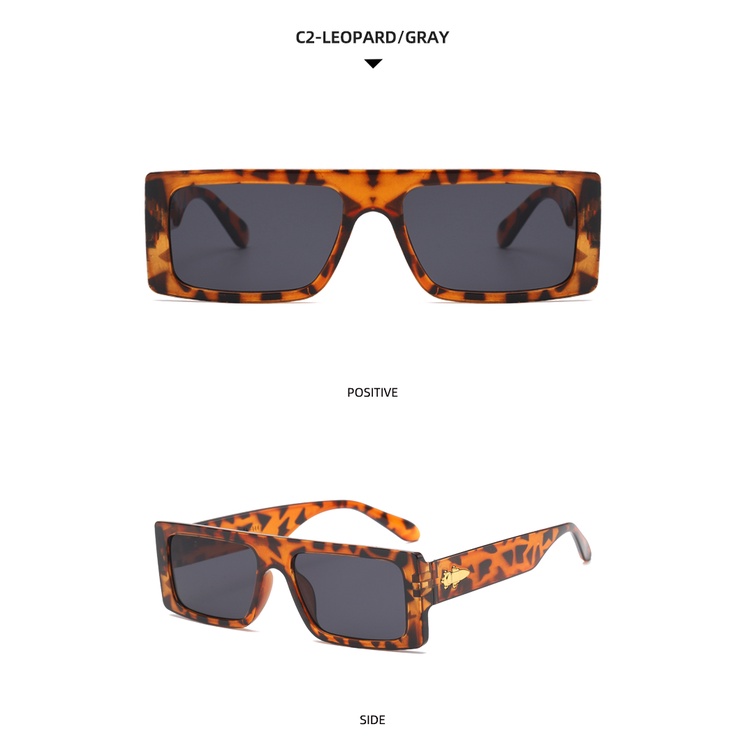 Kính Mát Gọng Vuông Thời Trang Âu Mỹ 2021 Cho Nam Và Nữ