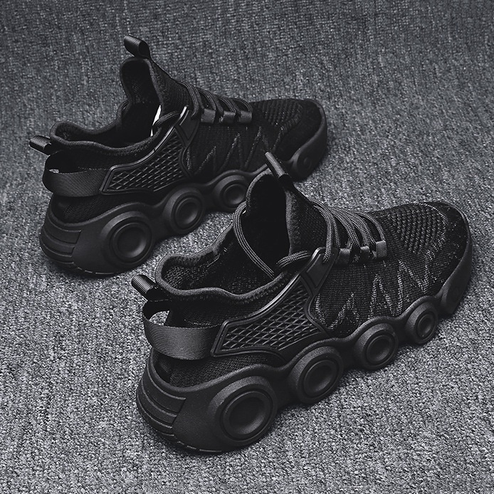 Giày Thể Thao Nam GEMI - Sneaker Màu Kaki - Đen, Giày Thể Thao Phù Hợp Mọi Lứa Tuổi, Ôm Chân - G5125