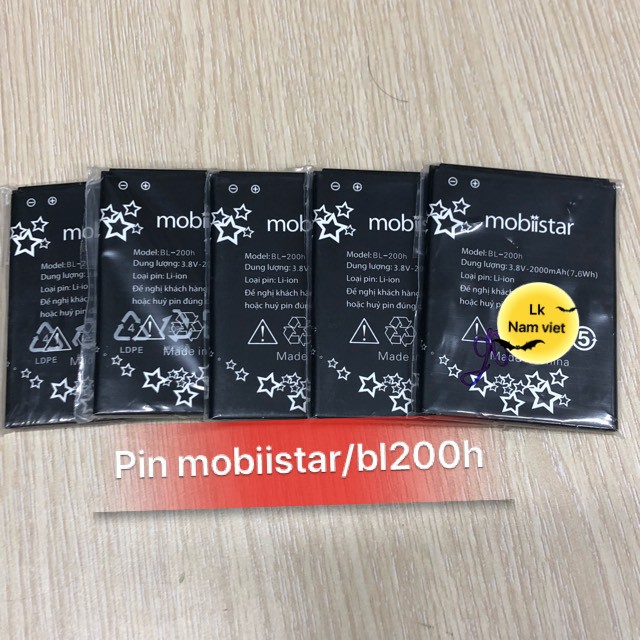 [PIN ZIN GIÁ GỐC] PIN ĐIỆN THOẠI MOBIISTAR LAI ZORO 3 ZIN - BL-200H - 2000mAh - BẢO HÀNH 3 THÁNG . [BẢO HÀNH  TỐT]