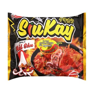 Mì cay 7 cấp độ Acecook Siukay vị Bò, Hải Sản gói 128g