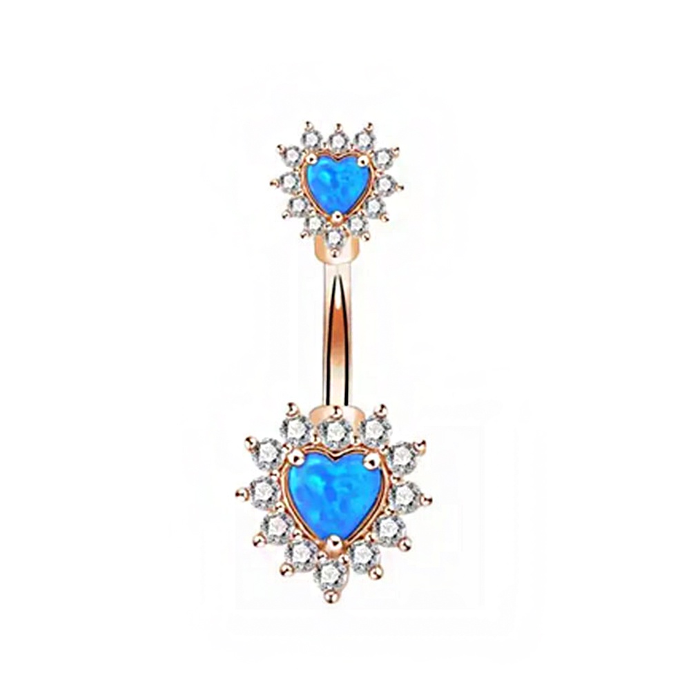 Khuyên Rốn Mặt Hình Bướm Đính Đá Zircon Thời Trang Cho Nữ