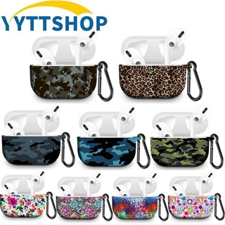 Wireless Earphone Protector Cover Camouflage Silicone Case for Apple AirPods Pro Headphone