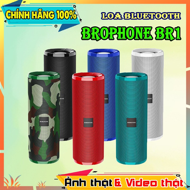 CHÍNH HÃNGLOA BOROFONE BR1 CAO CẤP ẢNH VÀ VIDEO THẬT loa bluetooth 5.0 KẾT NỐI 2 LOA CÙNG LÚC, CHỐNG NƯỚC IPX5