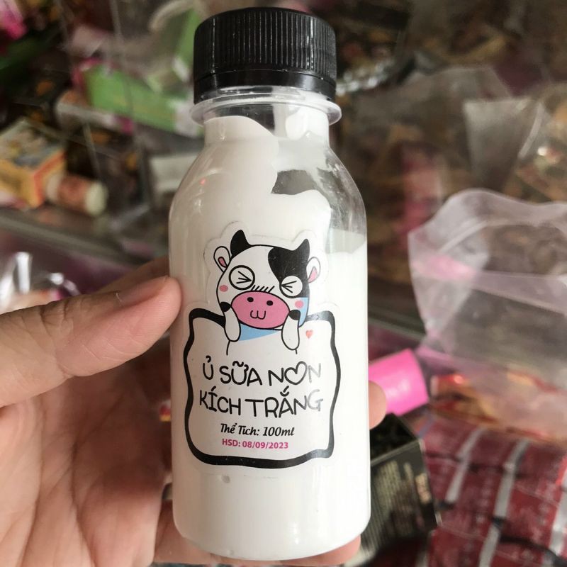 Ủ sữa non bò 100ml hàng đặc, tem chống giả