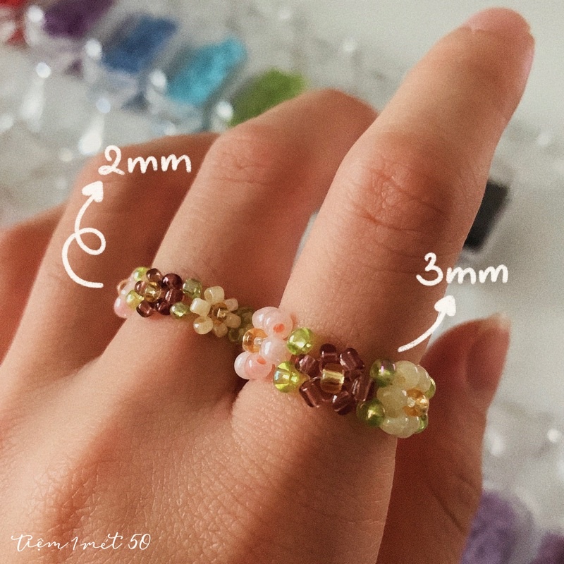 Nàng Hạ - Bộ trang sức hạt cườm kích thước theo yêu cầu